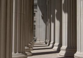 columns, building, massachusetts